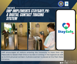 Read more about the article UNP Implements StaySafe.PH: A Digital Contact Tracing System