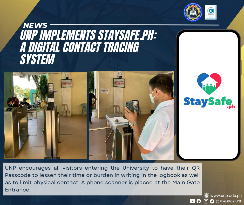 You are currently viewing UNP Implements StaySafe.PH: A Digital Contact Tracing System