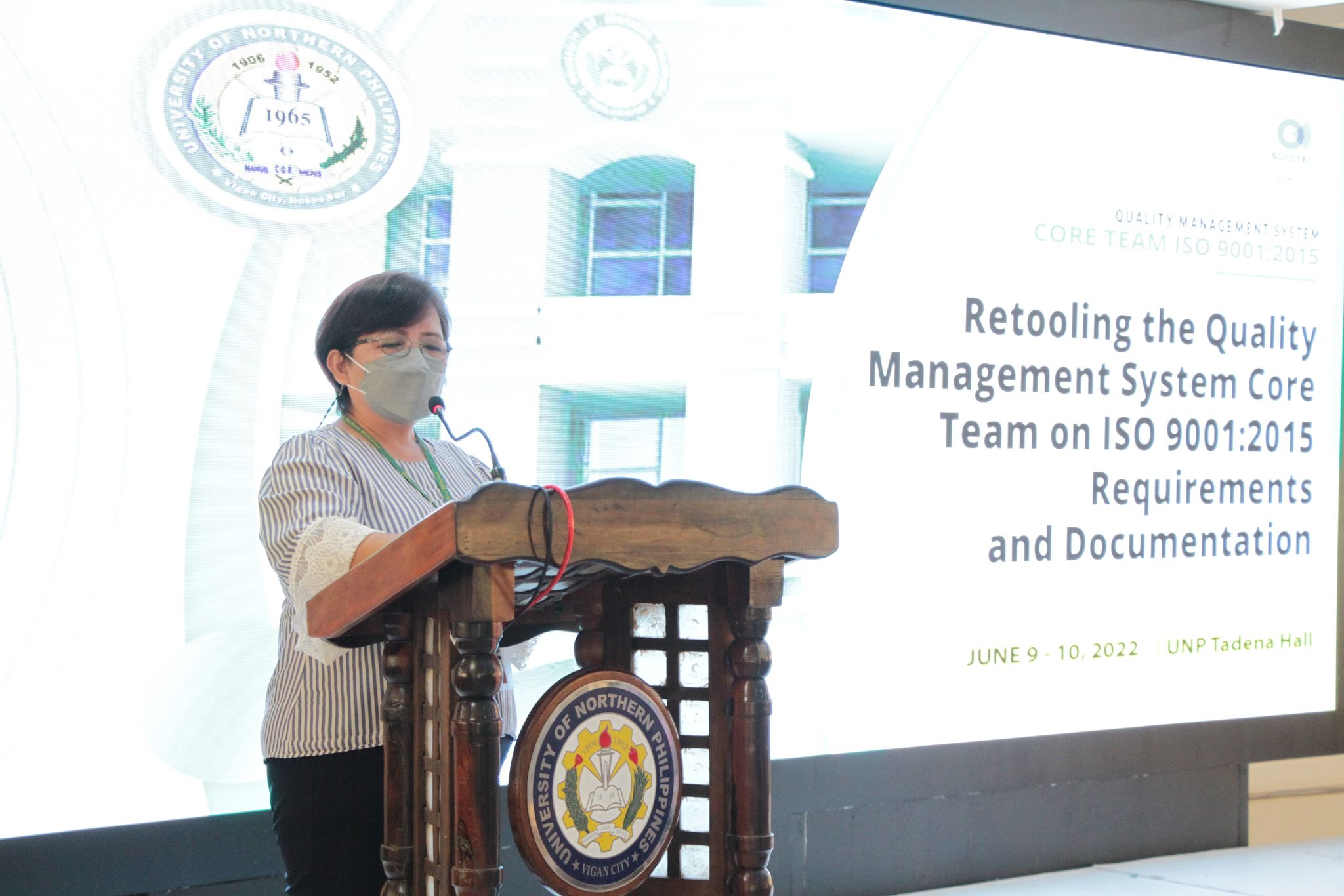 UNP-QA conducts a Seminar on Retooling the QMS Core Team 8 10