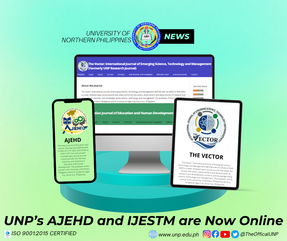 You are currently viewing UNP’s AJEHD and IJESTM are Now Online