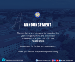 Read more about the article Pre-listing and Interview for Incoming Freshmen are Postponed.