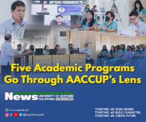 Read more about the article Five Academic Programs Go Through AACCUP’s Lens