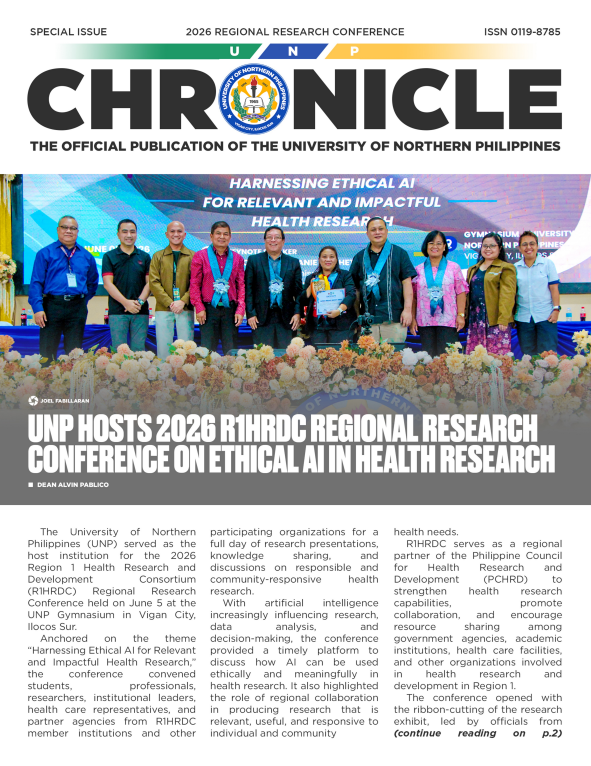 Chronicle Special Issue 2026 Regional Research Conference