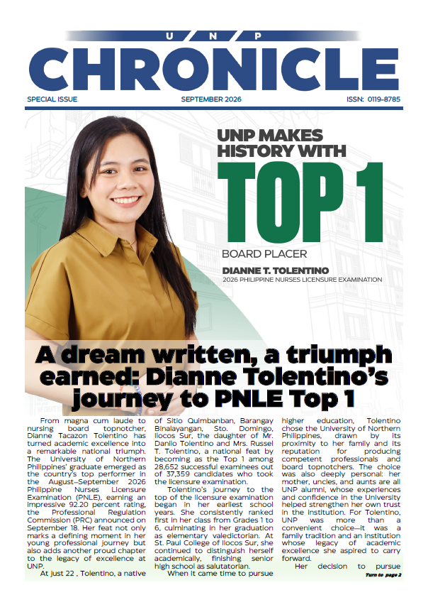 CHRONICLE SPECIAL ISSUE TOPNOTCHERS